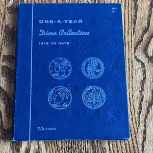 Whitman empty Dime Collection Album 1916-1975+